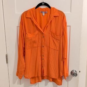 Urban Outfitters Vibrant Orange Top